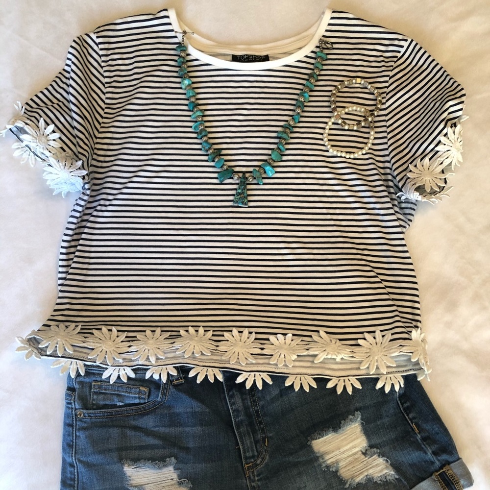 Striped / Floral Crop Top!